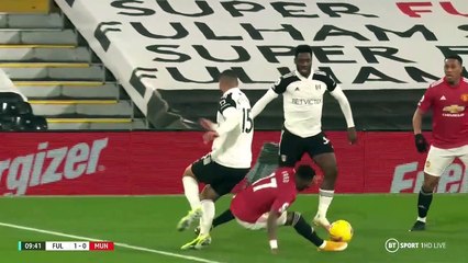 Fulham vs Manchester United First Half 01/20/2020