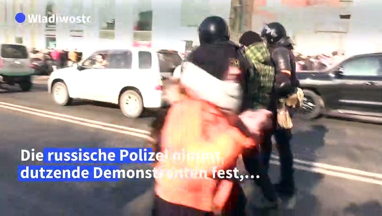 Russland: Dutzende Festnahmen bei Pro-Nawalny-Protesten