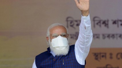 PM reaches Netaji Bhavan, supporter chant Bharat Mata ki Jai