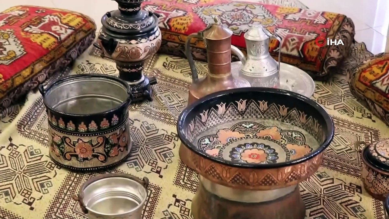 Bakır, kadın elinde sanata dönüşüyor