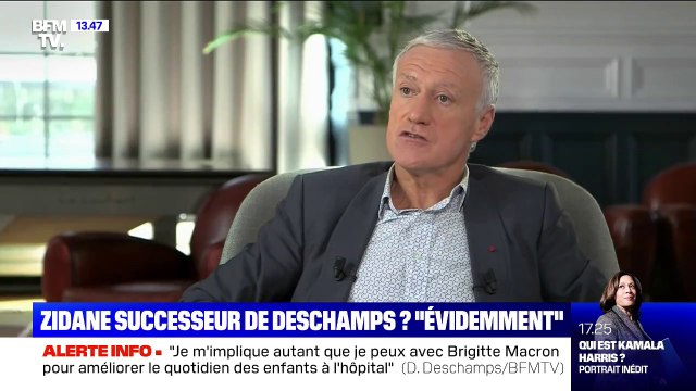 Zidane successeur de Deschamps ? Oui évidemment. Lui, comme tous les anciens joueurs , répond le sélectionneur