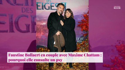 Faustine Bollaert en couple avec Maxime Chattam : pourquoi elle consulte un psy