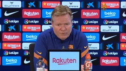 Koeman: "Fallar siete de doce penaltis esta temporada es demasiado"
