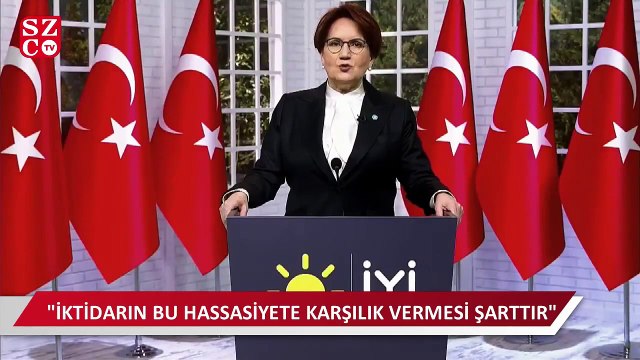Akşener: İktidar ya bir yol bulmalı ya da yoldan çekilmeli