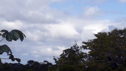 Boeing 777-300ER PT-MUE en approche finale avqant d'atterrir à Manaus depuis Guarulhos