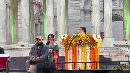 जय श्रीराम के नारों से नाराज़ हुई दीदी, प्रधानमंत्री के सामने मंच से यह कहा