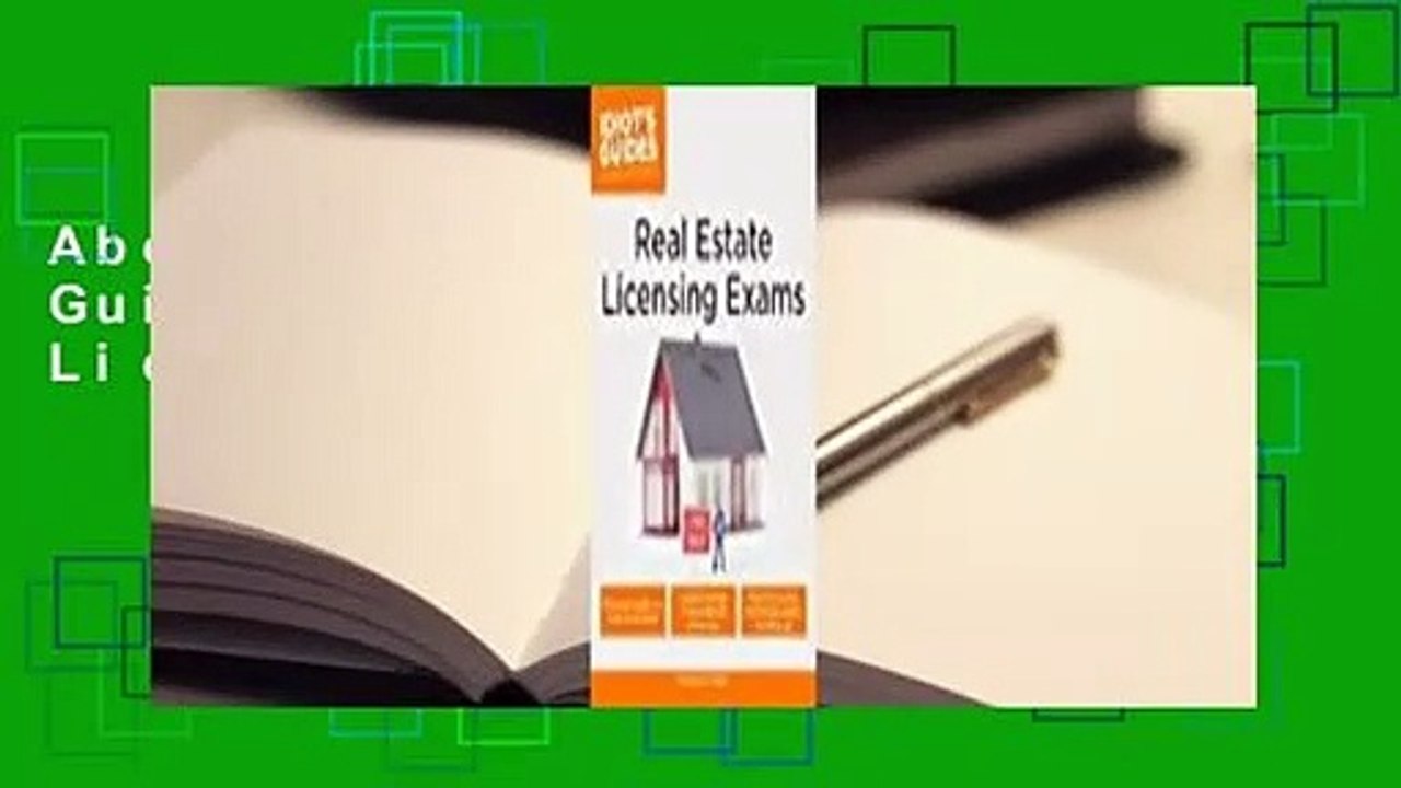 About For Books  Idiot's Guides: Real Estate Licensing Exams  Review