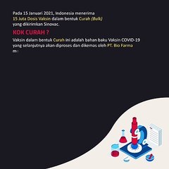 Motiongrafis : Sinovac Kirim Vaksin Curah Apa Maksudnya?