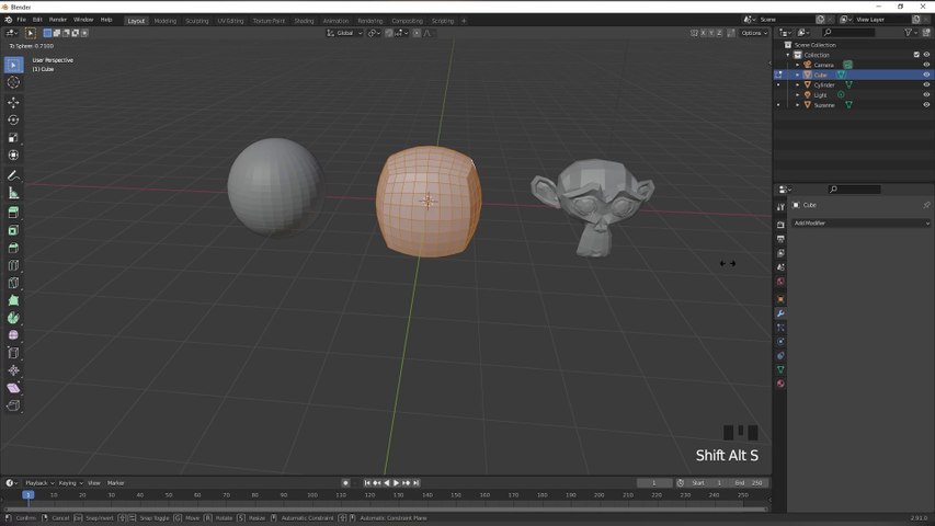 Blender Today: Transform anything into a sphere