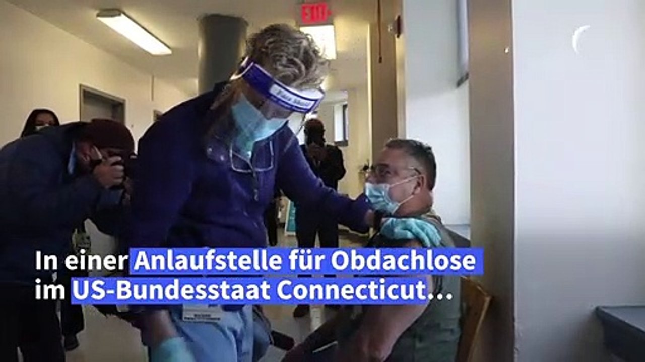 Obdachlose in den usa werden gegen corona geimpft