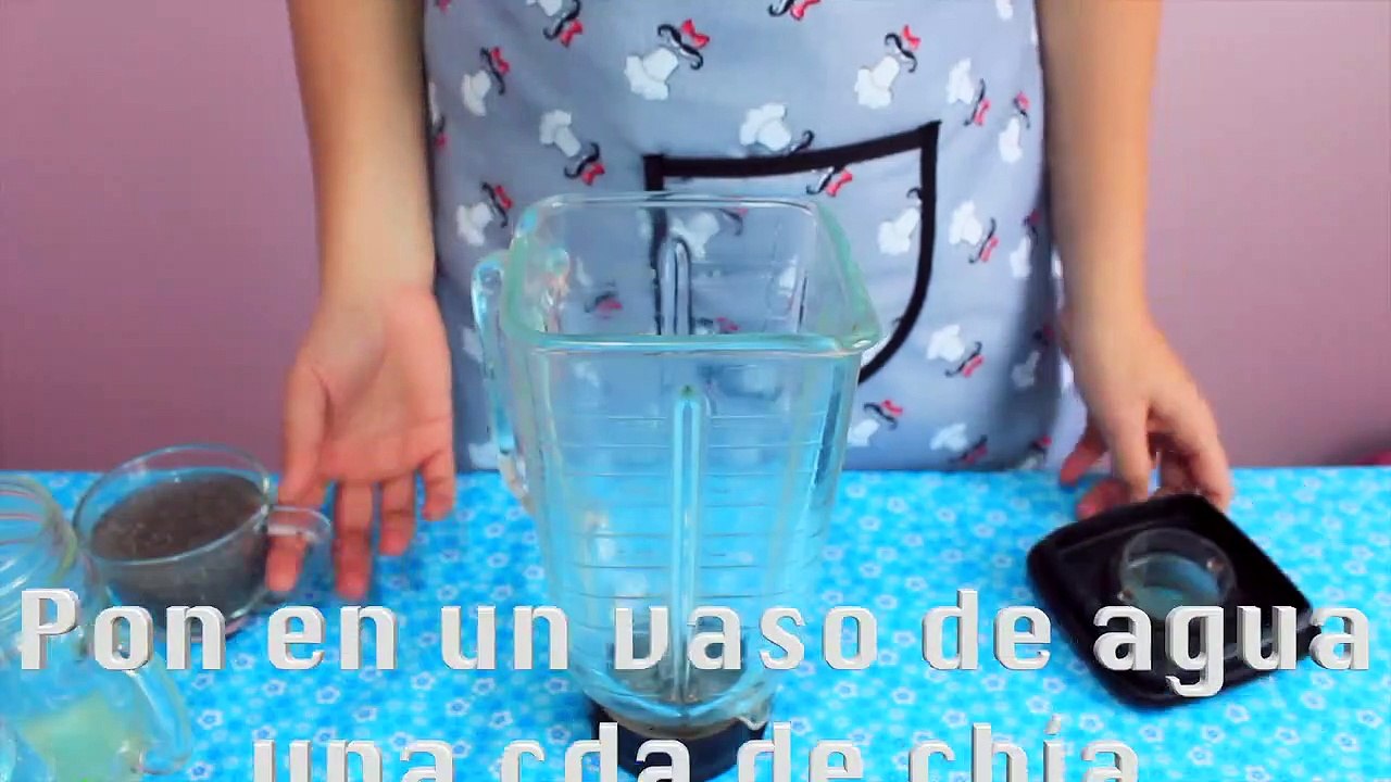 Como hacer una Agua adelgazante de chía