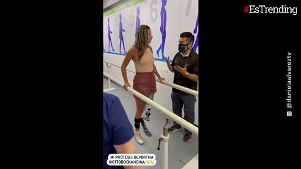 "Volví a correr": Daniella Álvarez sorprende al 'estrenar' con su prótesis deportiva