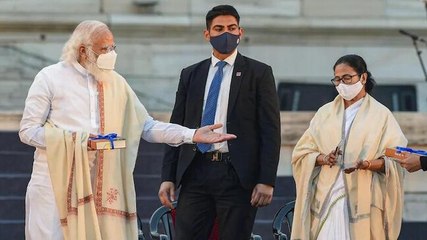 WATCH: Mamata Banerjee heckled in presence of PM Modi at Netaji event in Kolkata