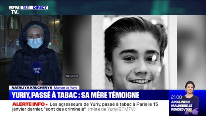 Nataliya Kruchenyk (mère de Yuriy): Les agresseurs "se sont jetés sur lui, qui était par terre, sans défense"