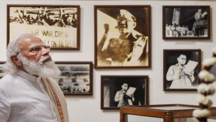 First stop of PM Modi's Bengal tour was Netaji Bhawan!