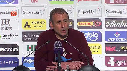 Abdullah Avcı: "Trabzonspor hep yukarı oynar"