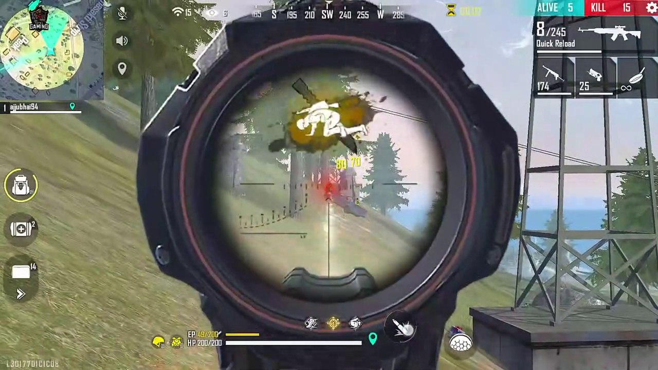 Solo vs Squad Saitama 19 Kill Thompson OverPower Gameplay - Garena Free Fire