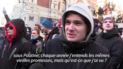 En Russie, heurts et arrestations pendant la manifestation pro-Navalny