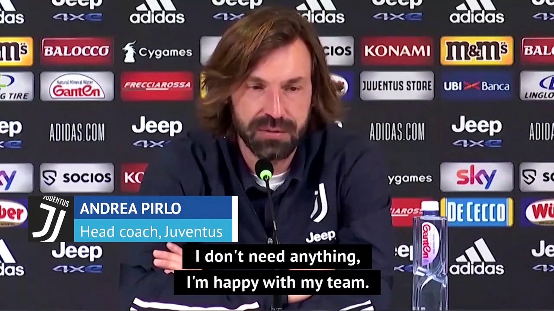 Juve don't need anything from transfer window - Pirlo - video Dailymotion