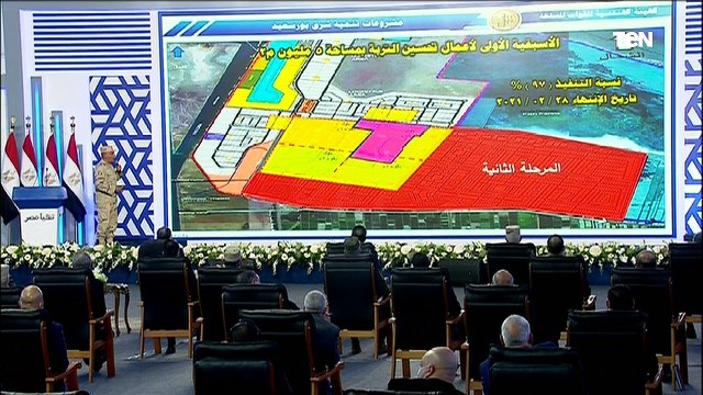 كلمة لواء إيهاب الفار رئيس الهيئة الهندسية للقوات المسلحة في افتتاح مشروع الفيروز للاستزراع السمكي