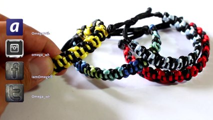 Turorial de pulsera tipo "Boxed In" Con cola de ratón | Omega Will