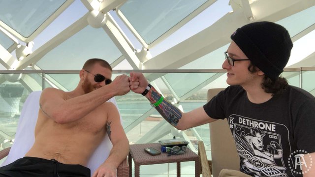 Sitting Down With Matt The Steamrolla Frevola At The Pool Just Hours Before He Fights At UFC 257