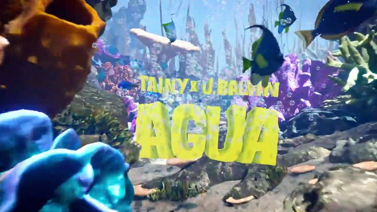 Tainy, J. Balvin - Agua (Music From 'Sponge On The Run' Movie)_HD