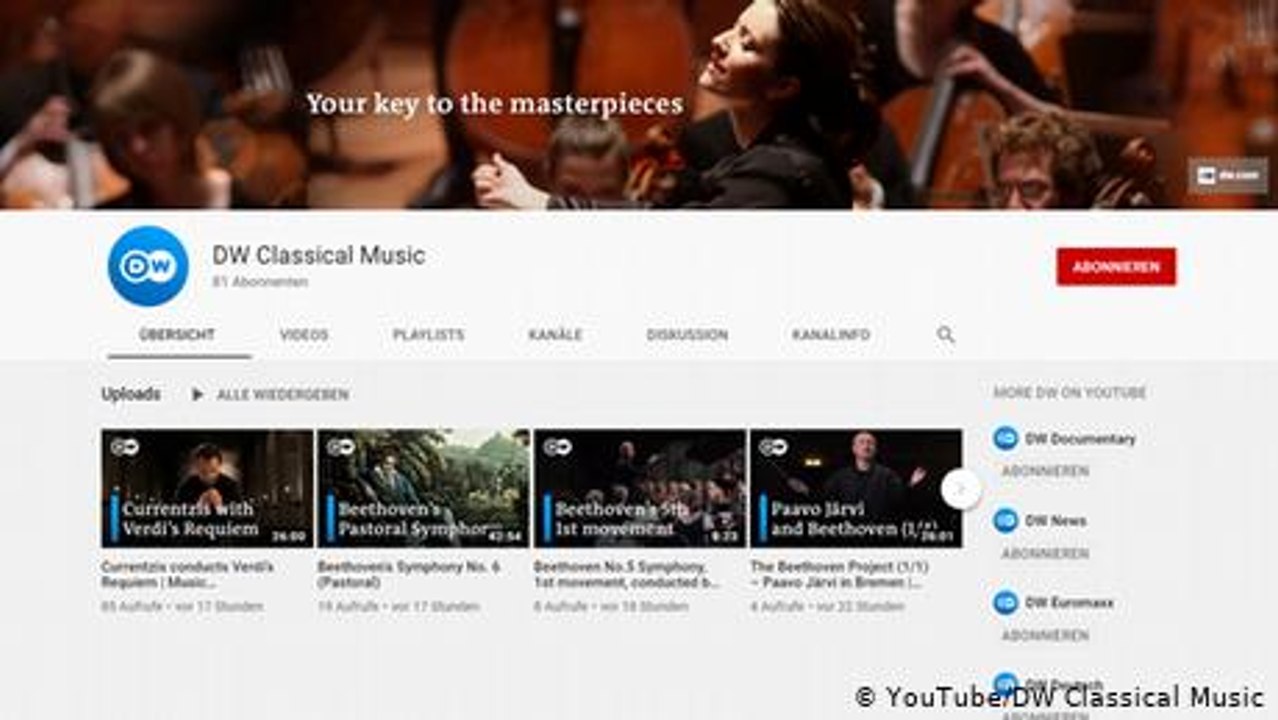 Die Welt der Klassik mit einem Klick