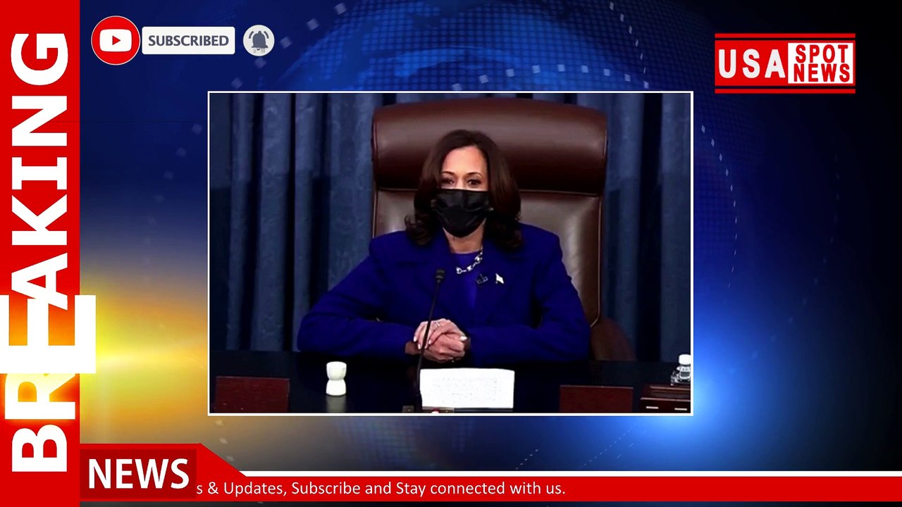 VP Kamala Harris makes herself belly-laugh in front of Senate
