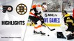 NHL Highlights | Flyers @ Bruins 1/23/21