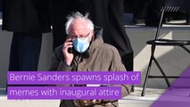 Bernie Sanders spawns splash of memes with inaugural attire, and other top stories in strange news from January 24, 2021.