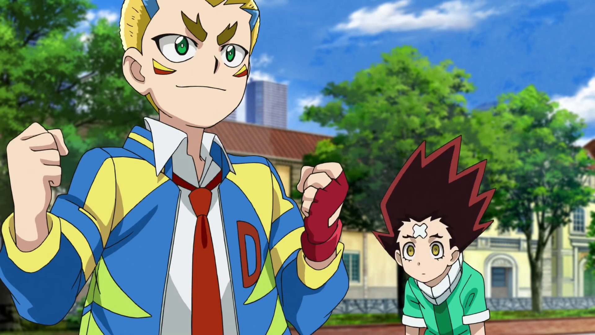 Blast Off! Rush Launch! - Beyblade Burst (Season 1, Episode 3