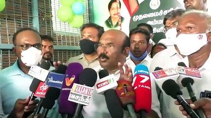 ஸ்டாலினுக்கு தைரியம் இருந்தால் ராயபுரத்தில் என்னை எதிர்த்து போட்டியிடட்டும்.. அமைச்சர் ஜெயக்குமார் - வீடியோ
