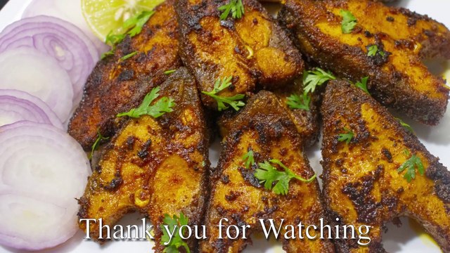 FISH FRY - HALWA FISH RECIPE | EASY FISH FRY RECIPE | MASALA FISH FRY