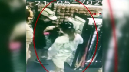 Yankesicilik yapan çocuk güvenlik kamerasına yakalandı