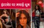nia sharma make up style looks video viral photoshoot in black saree