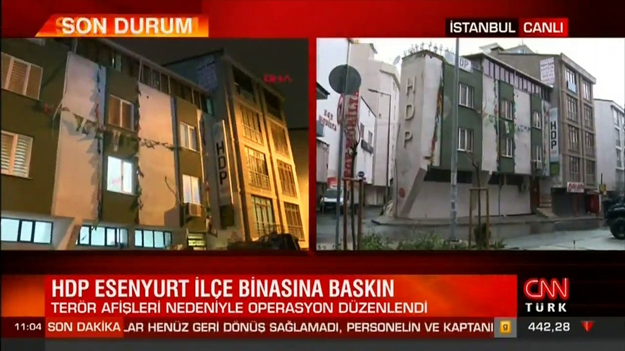 HDP Esenyurt ilçe binasına operasyon
