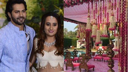 Varun Dhawan Natasha Dalal WEDDING MANDAP DECORATION; VIDEO VIRAL | Boldsky