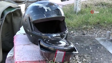 Otomobille çarpışan motosikletli kurye yaralandı