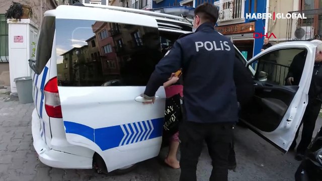 Erkek arkadaşıyla kavga etti, ortalığı birbirine kattı! Polis bile ne yapacağını şaşırdı