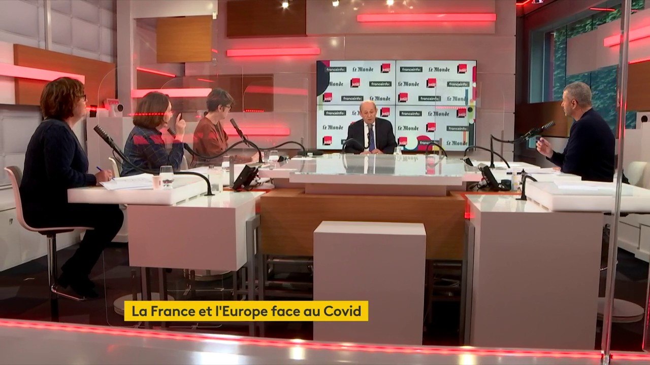 Jean-Yves Le Drian sur l'hypothèse d'un passeport vaccinal : "Il y a une question de discrétion sur les données personnelles, et d'égalité ; pour l'instant, c'est prématuré"