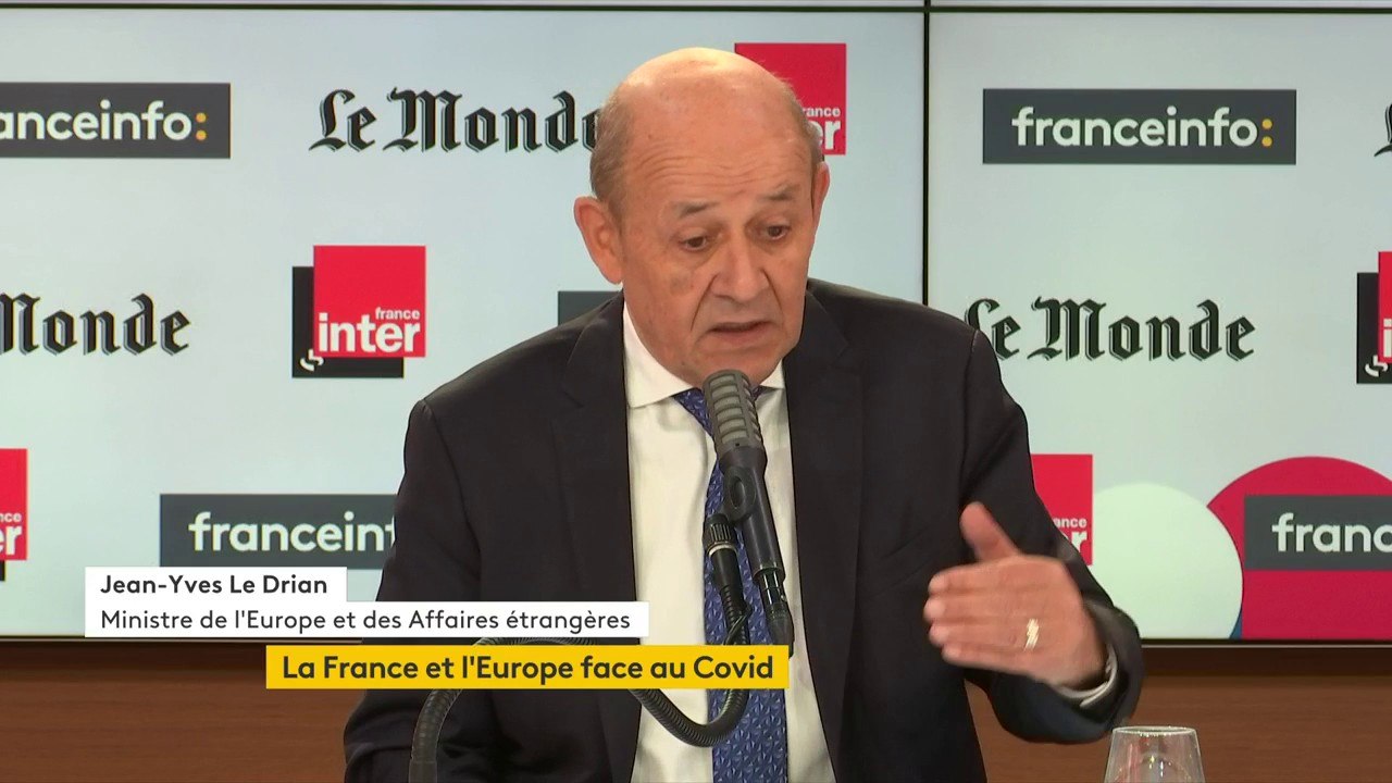 Jean-Yves Le Drian sur un éventuel reconfinement : "Le sujet, c'est sauver des vies. Moi je trouve que les Français ont été disciplinés : plus râleurs, mais plus disciplinés qu'ailleurs"