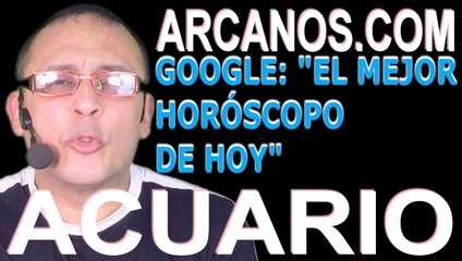 ACUARIO - Horóscopo ARCANOS.COM 24 al 30 de enero de 2021- Semana 05
