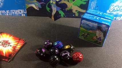 Bakugan and Playmobil unboxing and review! | Beyblade Ylisse