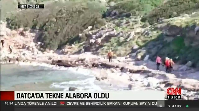 Datça'da balıkçı teknesi alabora oldu: 4 balıkçı kurtuldu, 1 kişi kayıp
