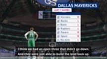Mavs relaxed too soon in Rockets defeat - Doncic