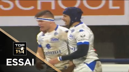 TOP 14 - Essai de Bastien GUILLEMIN (CO) - Clermont - Castres - J19 - Saison 2020/2021