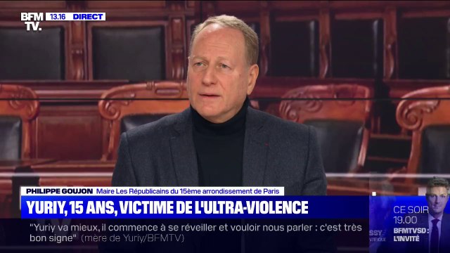 Philippe Goujon (LR) sur l'agression de Yuriy: C'est sans précédent dans le 15e [arrondissement de Paris] et d'une barbarie inouïe