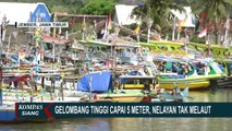 Gelombang Tinggi Air Laut Capai 5 Meter, Nelayan Jember Tidak Melaut