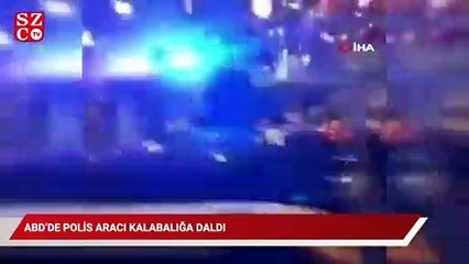 下载视频: ABD’de polis aracı kalabalığa daldı: 1 yaralı